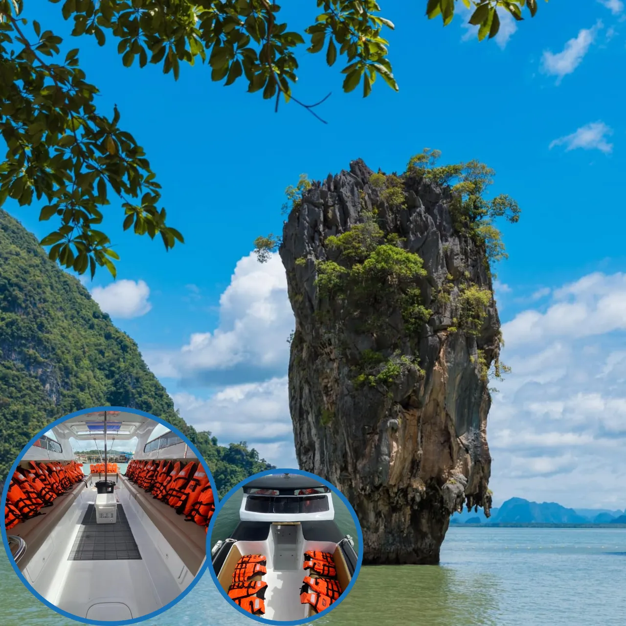 ทัวร์อ่าวพังงา เจมส์บอนด์ เกาะนาคาใหญ่ เรือ Speed Boat