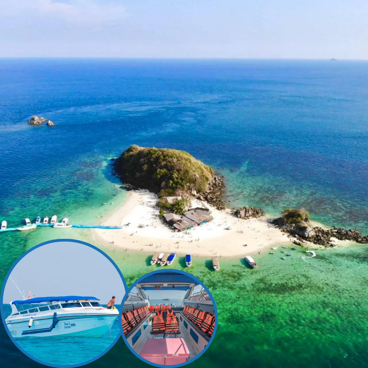 ทัวร์เกาะไข่ ครึ่งวันบ่าย เรือสปีดโบ๊ท